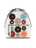 Fendi Small Flower Backpack - Nude & Neutrals