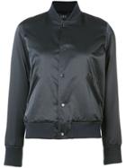 A.p.c. Button Up Bomber Jacket - Blue