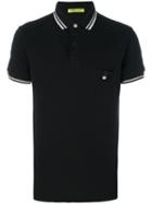 Versace Jeans - Patch Pocket Polo Shirt - Men - Cotton - 50, Black, Cotton