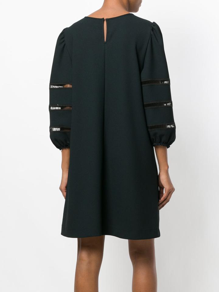 See By Chloé Panel Sleeve Shift Dress - Black