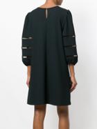 See By Chloé Panel Sleeve Shift Dress - Black