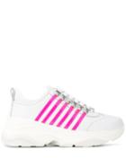 Dsquared2 Leather Panelled Sneakers - White