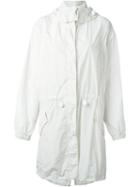 Joseph Oversized Raincoat, Women's, Size: 34, White, Polyester