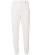 James Perse Straight Leg Cropped Trousers - Nude & Neutrals