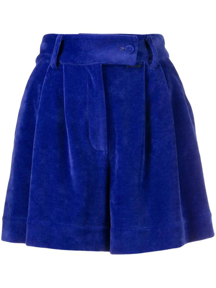 Styland Button Fastened Shorts - Purple