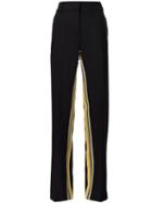 Cédric Charlier Striped High-waisted Trousers