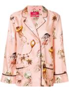 F.r.s For Restless Sleepers Embroidered Long-sleeve Blouse - Pink &