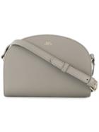 A.p.c. Crescent Cross Body Bag - Grey