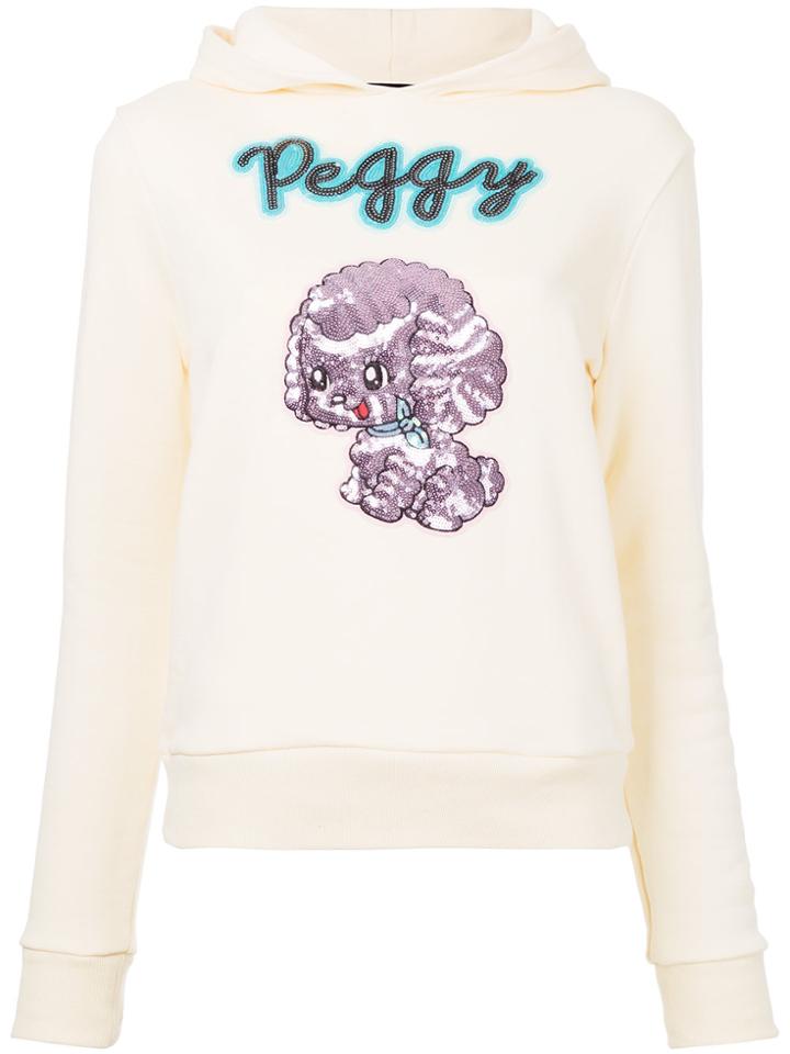 G.v.g.v. Sequin Applique Hoodie - Yellow & Orange
