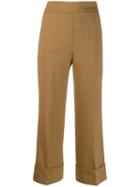 Incotex High-waisted Trousers - Brown