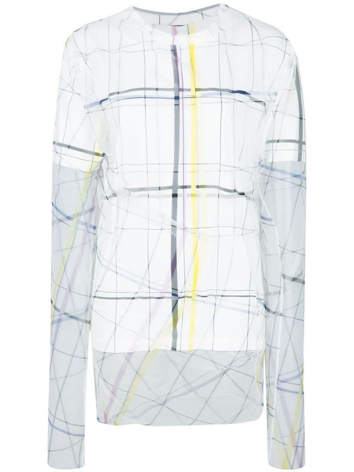 Y/project Layered Graphic Top - White