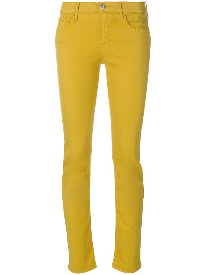 Jacob Cohen Slim Fit Trousers - Yellow & Orange