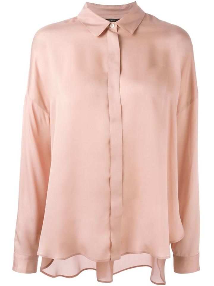 Odeeh Loose Fit Shirt, Women's, Size: 34, Pink/purple, Silk