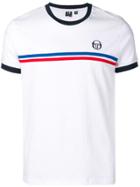 Sergio Tacchini Logo Striped T-shirt - White
