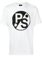 Ps By Paul Smith Logo Print T-shirt, Men's, Size: Xxl, White, Cotton