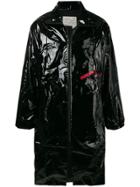 A-cold-wall* Zipped Pvc Coat - Black