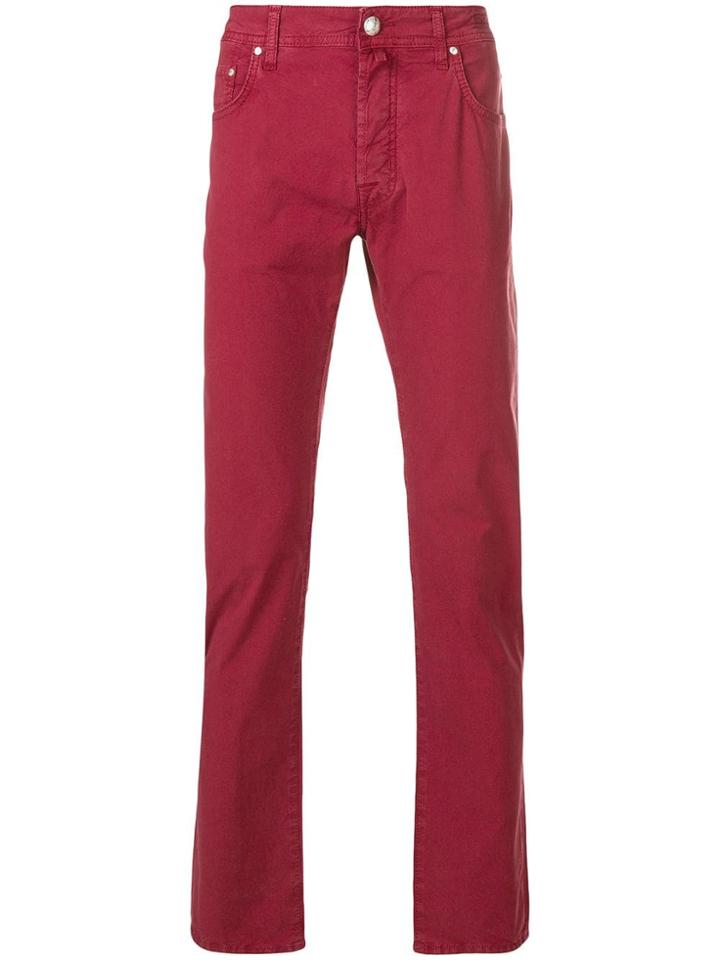 Jacob Cohen Slim Fit Jeans - Red