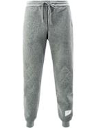 Thom Browne Quilted Detail Jogging Trousers - Grey