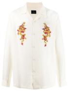 Maharishi Dragon Embroidered Shirt - Neutrals