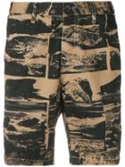 Ps Paul Smith Graphic Print Shorts - Black