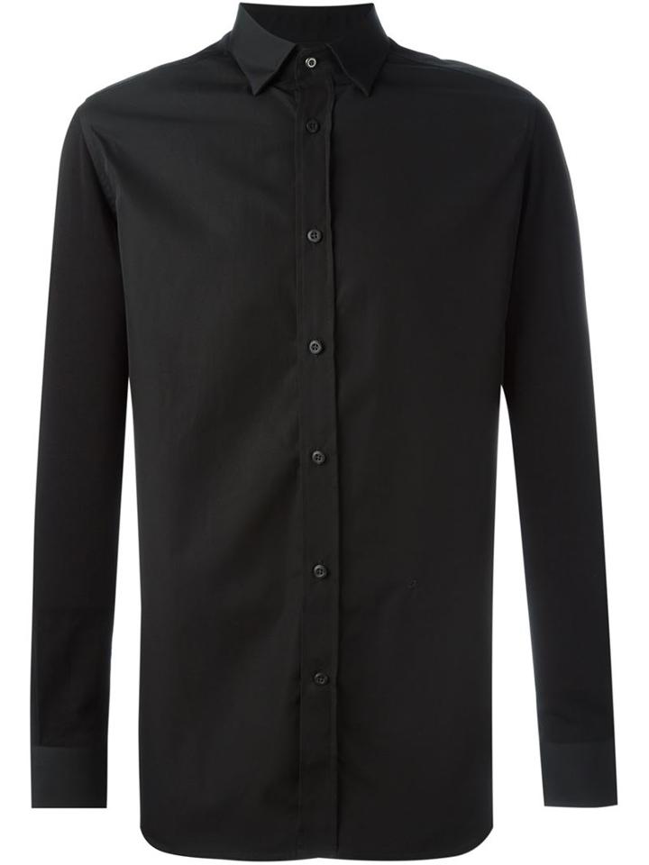 Diesel Classic Shirt, Men's, Size: L, Black, Cotton