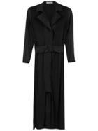 Mara Mac Long Shirt Dress - Black