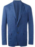 Salvatore Ferragamo Classic Blazer, Men's, Size: 50, Blue, Virgin Wool/silk/linen/flax/cupro