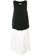Mm6 Maison Margiela Boat Neck Tank Top - Black
