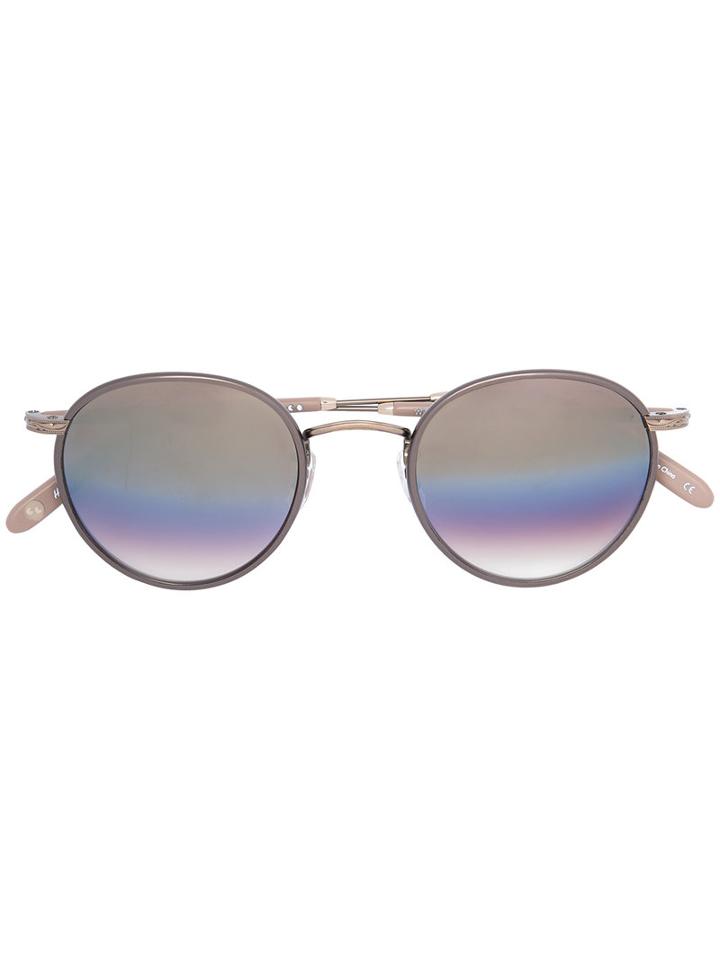 Garrett Leight - Wilson Sunglasses - Unisex - Steel/other Fibres - One Size, Brown, Steel/other Fibres
