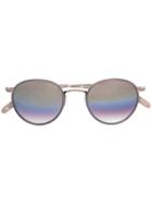 Garrett Leight - Wilson Sunglasses - Unisex - Steel/other Fibres - One Size, Brown, Steel/other Fibres