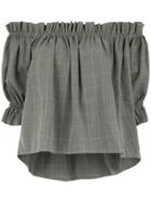 Olympiah Salineira Off The Shoulder Blouse - Grey