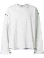 Sunnei Oversized Sweatshirt - Grey