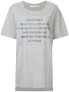 Tu Es Mon Trésor Printed T-shirt - Grey