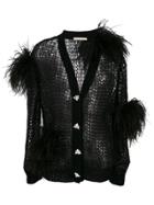 Christopher Kane Pom Pom Cardigan - Black