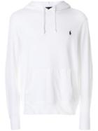 Polo Ralph Lauren Embroidered Logo Hoodie - White