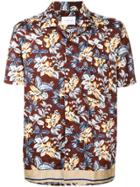 Low Brand Floral Print Shirt - Brown