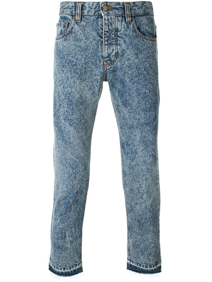 Ami Alexandre Mattiussi Slim Fit Jeans, Men's, Size: 35, Blue, Cotton