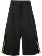 Damir Doma Side Stripe Cropped Trousers - Black