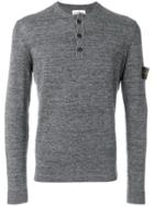 Stone Island Long-sleeve Fitted Sweater - Grey