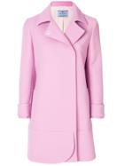 Prada Single Breasted Coat - Pink