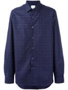 Paul Smith Plaid Shirt, Men's, Size: 39, Blue, Cotton
