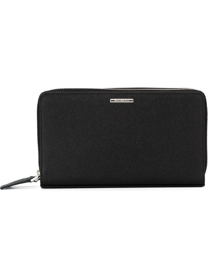 Z Zegna Zip Around Wallet
