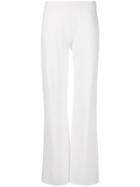 Max Mara Straight Cut Trousers - White