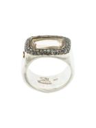 Rosa Maria Nasila Ring - Metallic
