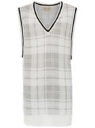 Andrea Bogosian Knitted Sleeveless Pull-over - Grey