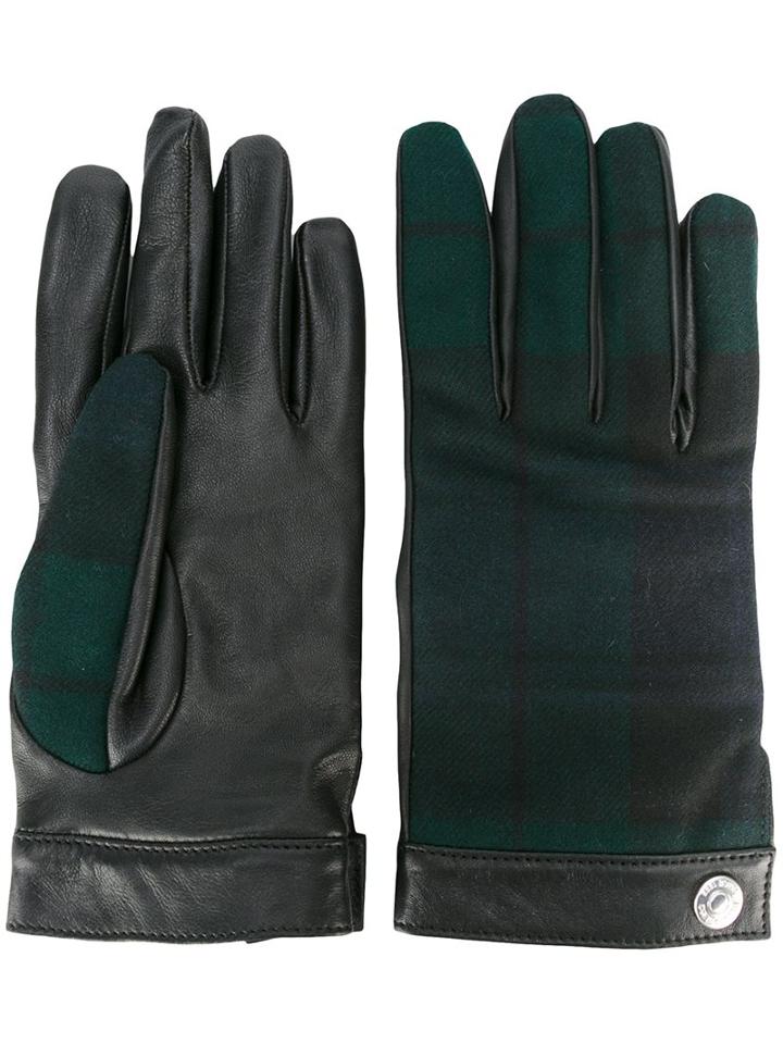 Dsquared2 Tartan Effect Gloves