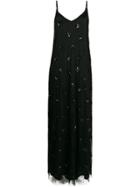 P.a.r.o.s.h. Sequin-embellished Slip Dress - Black