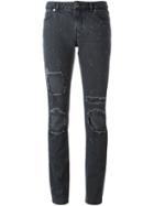 Givenchy Distressed Skinny Jeans - Black