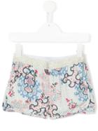Zadig & Voltaire Kids - Floral Print Shorts - Kids - Polyester - 8 Yrs, Girl's