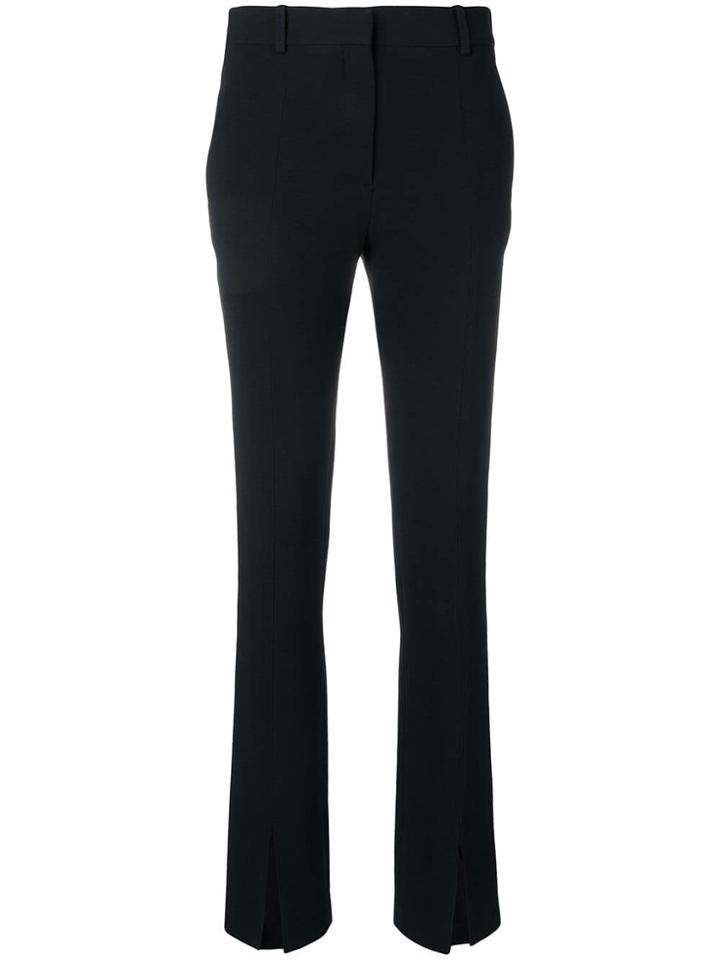 Victoria Beckham Front Slit Trousers - Black